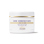 White jar of Biologique Recherche crème dermopurifiante on a white background
