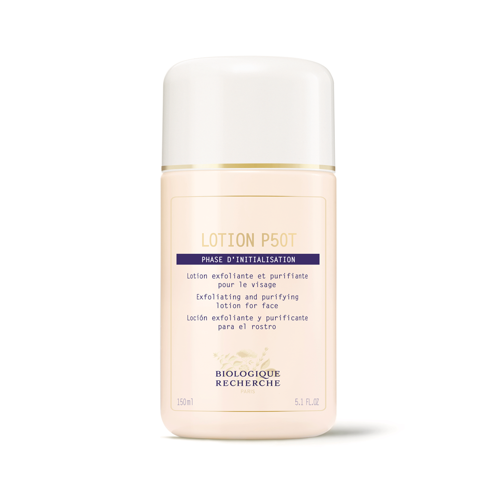 Bottle of Biologique Recherche Lotion 502 on a white background