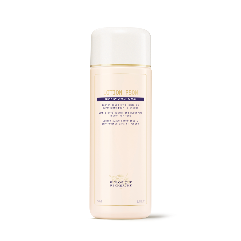Skincare bottle labeled 'Lotion 150' on a white background
