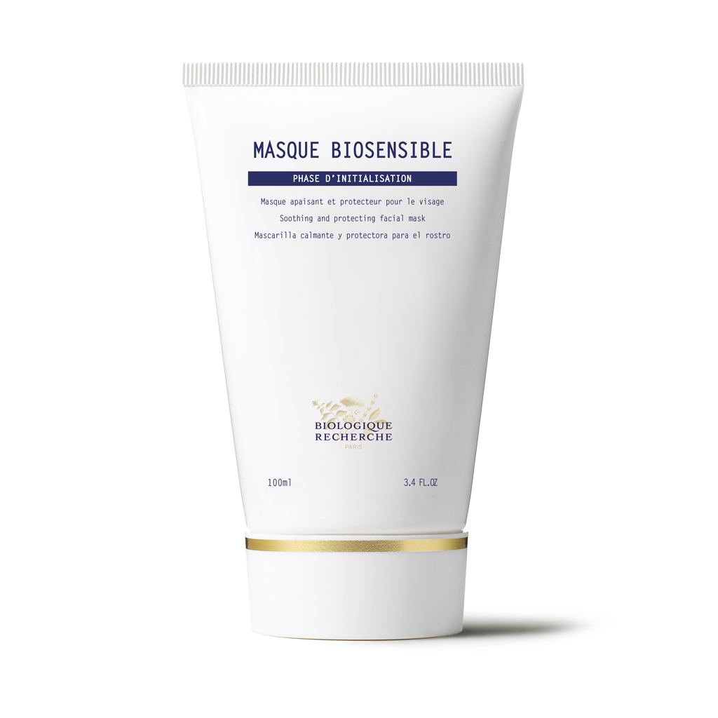 Biologique Recherche biosensitive mask tube on a white background
