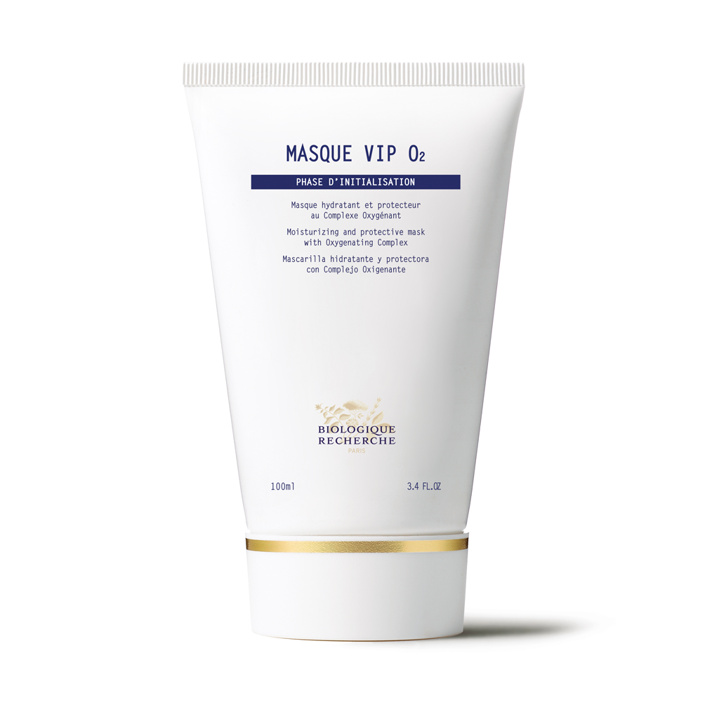 Biologique Recherche Masque VIP O2 skincare mask tube on a white background